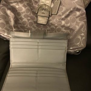 Coach purse with wallet